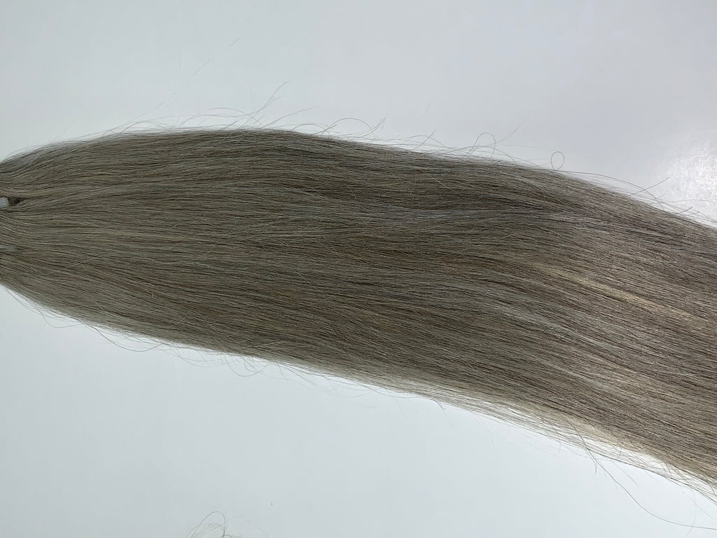 Grey Blonde Straight Virgin Hair