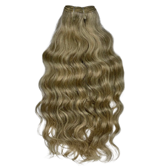 Indian Virgin Brassy Grey Blonde Wavy Hair