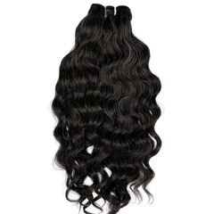 Salt & Pepper Natural Grey Wavy Hair