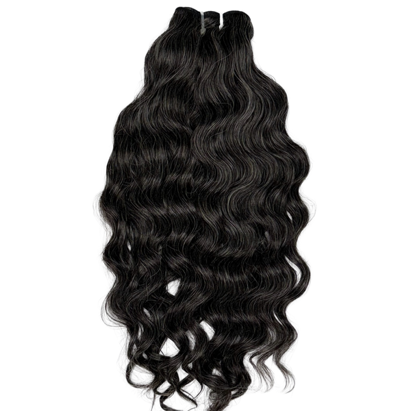 Salt & Pepper Natural Grey Wavy Hair