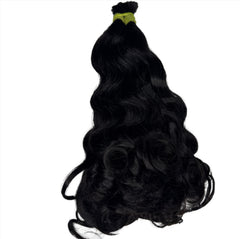 INDIAN VIRGIN CURLY UNWEFTED BRAIDING HAIR