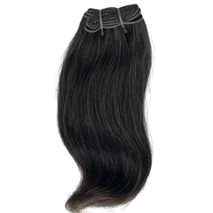Natural Grey Straight Salt & Pepper Hair