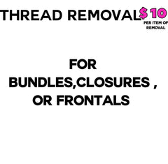 THREAD REMOVAL
