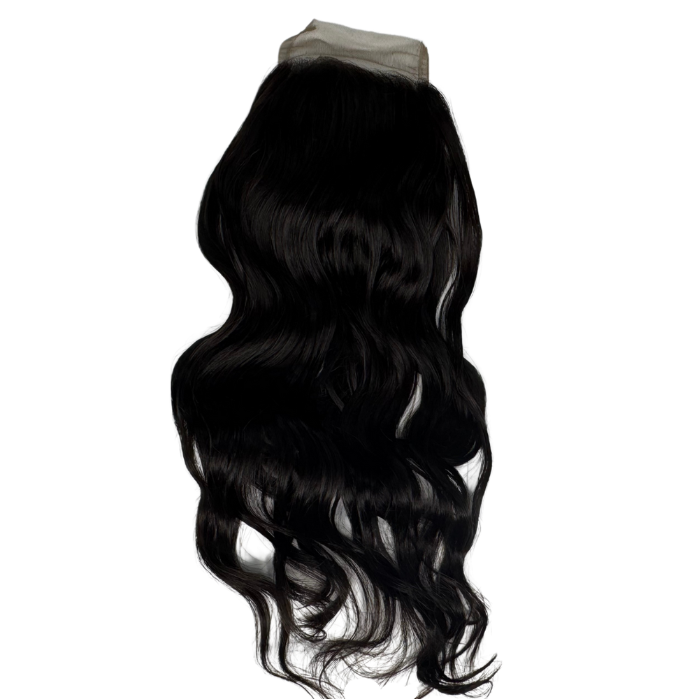 Indian Virgin Loose Body Wave 4x4 Closure