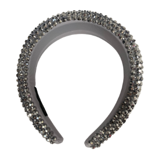 SILVER RHINESTONE HEADBAND