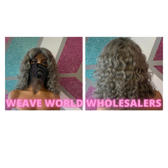 GREY WAVY LACE CLOSURE WIG