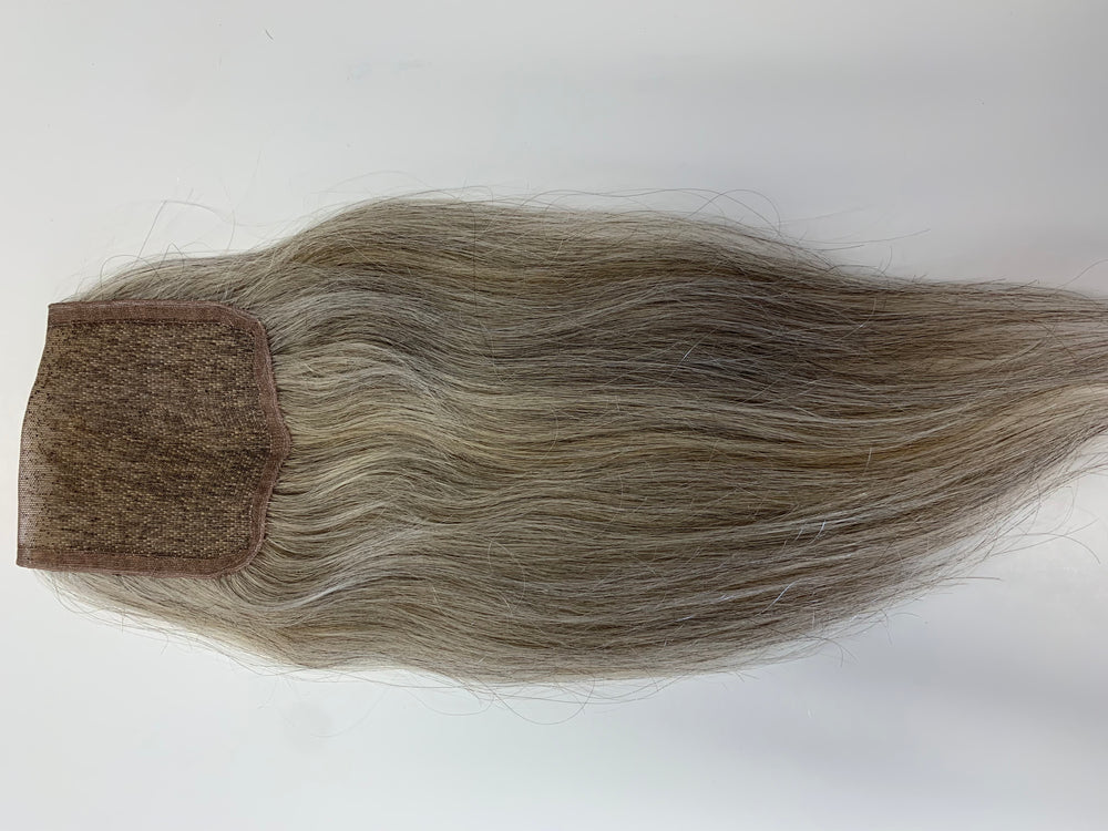 Grey Blonde Virgin Straight Closure