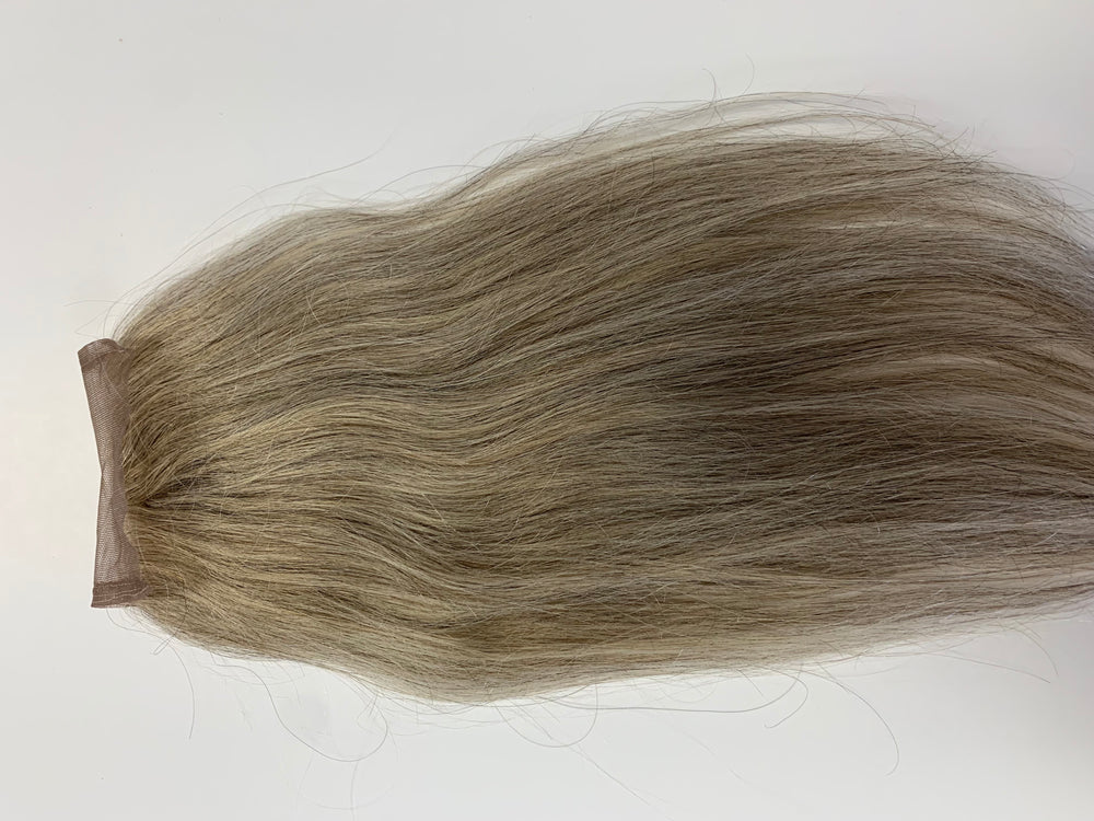 Grey Blonde Virgin Straight Closure