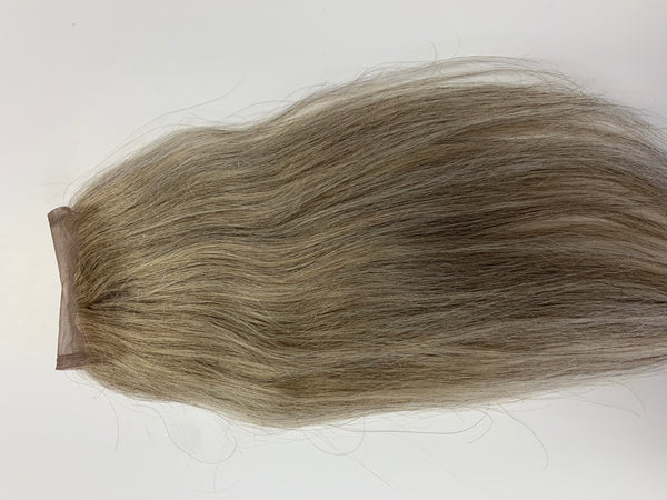 Grey Blonde Virgin Straight Closure