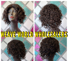 SALT & PEPPER GREY WAVY SHORT WIG