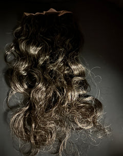 Salt & Pepper Wavy 6x6 Closure